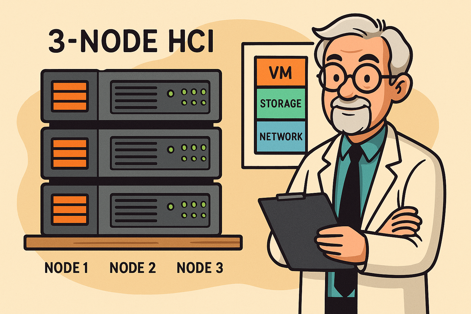 Sangfor HCI ile Gerçek Hayat: 3 Node Yetiyor Ama Best Practice Kurtarır